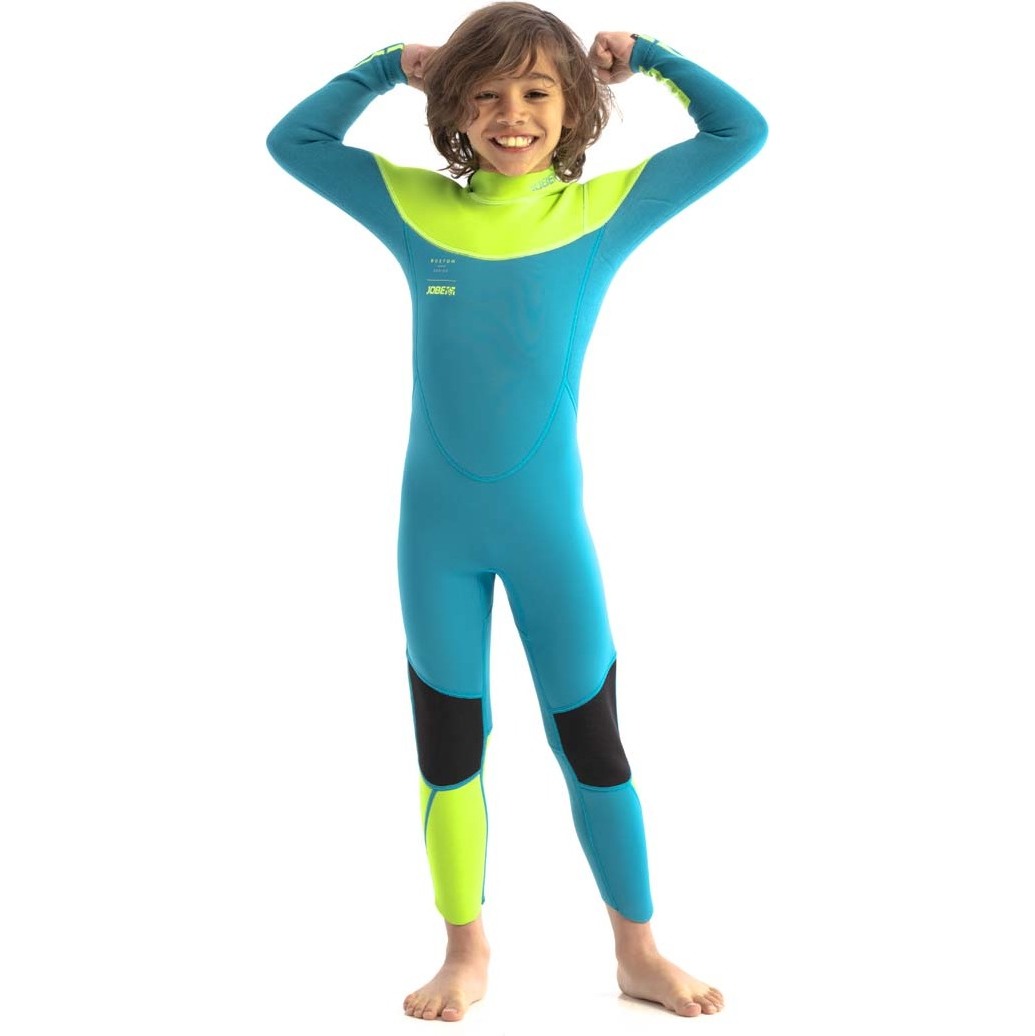 2026 Jobe Junior Boston 3/2mm Back Zip Wetsuit 3035210 - Teal